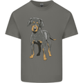 A Coonhound Dog Mens Cotton T-Shirt Tee Top Charcoal
