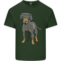 A Coonhound Dog Mens Cotton T-Shirt Tee Top Forest Green