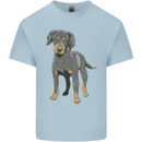 A Coonhound Dog Mens Cotton T-Shirt Tee Top Light Blue