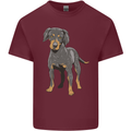 A Coonhound Dog Mens Cotton T-Shirt Tee Top Maroon