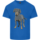 A Coonhound Dog Mens Cotton T-Shirt Tee Top Royal Blue