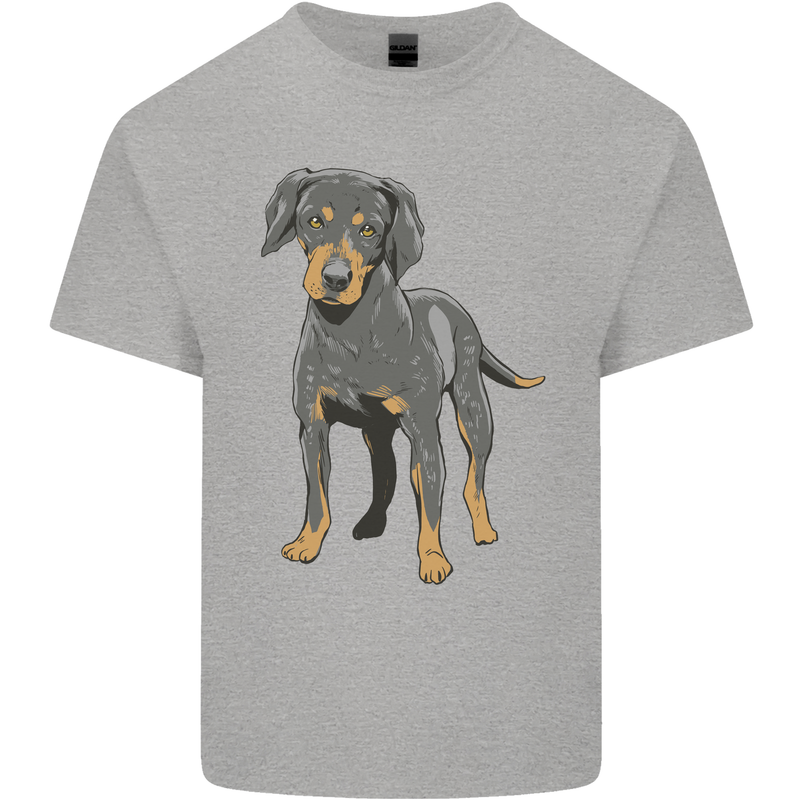A Coonhound Dog Mens Cotton T-Shirt Tee Top Sports Grey