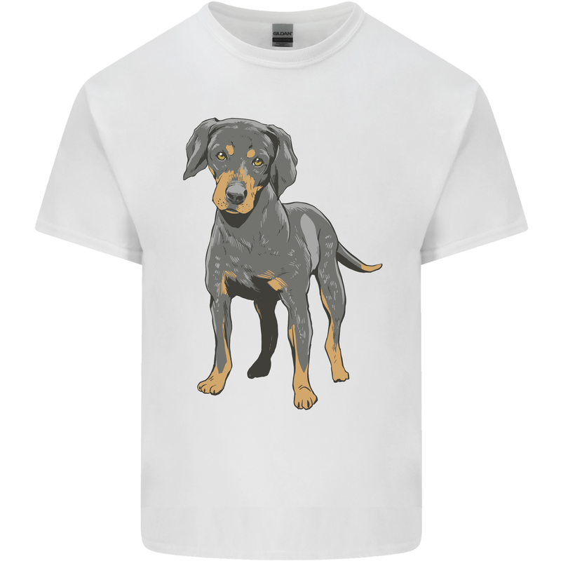 A Coonhound Dog Mens Cotton T-Shirt Tee Top White