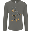 A Coonhound Dog Mens Long Sleeve T-Shirt Charcoal
