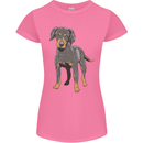 A Coonhound Dog Womens Petite Cut T-Shirt Azalea