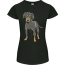 A Coonhound Dog Womens Petite Cut T-Shirt Black