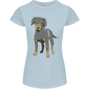 A Coonhound Dog Womens Petite Cut T-Shirt Light Blue