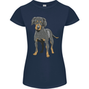 A Coonhound Dog Womens Petite Cut T-Shirt Navy Blue