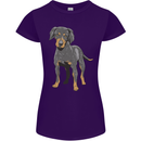 A Coonhound Dog Womens Petite Cut T-Shirt Purple