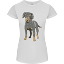 A Coonhound Dog Womens Petite Cut T-Shirt White