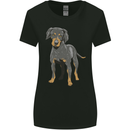 A Coonhound Dog Womens Wider Cut T-Shirt Black