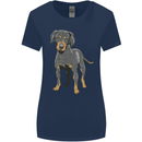 A Coonhound Dog Womens Wider Cut T-Shirt Navy Blue