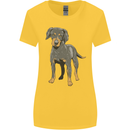 A Coonhound Dog Womens Wider Cut T-Shirt Yellow