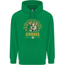A Corgi Dog Childrens Kids Hoodie Irish Green