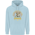 A Corgi Dog Childrens Kids Hoodie Light Blue