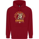 A Corgi Dog Childrens Kids Hoodie Red