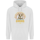 A Corgi Dog Childrens Kids Hoodie White
