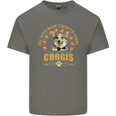 A Corgi Dog Kids T-Shirt Childrens Charcoal