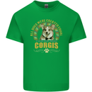 A Corgi Dog Kids T-Shirt Childrens Irish Green
