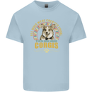A Corgi Dog Kids T-Shirt Childrens Light Blue