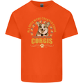 A Corgi Dog Kids T-Shirt Childrens Orange