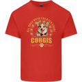 A Corgi Dog Kids T-Shirt Childrens Red