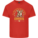A Corgi Dog Kids T-Shirt Childrens Red
