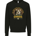 A Corgi Dog Mens Sweatshirt Jumper Black