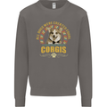 A Corgi Dog Mens Sweatshirt Jumper Charcoal