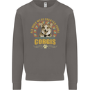 A Corgi Dog Mens Sweatshirt Jumper Charcoal