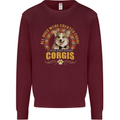 A Corgi Dog Mens Sweatshirt Jumper Maroon