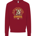 A Corgi Dog Mens Sweatshirt Jumper Red