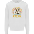 A Corgi Dog Mens Sweatshirt Jumper White