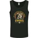 A Corgi Dog Mens Vest Tank Top Black