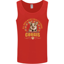 A Corgi Dog Mens Vest Tank Top Red