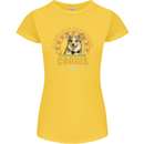A Corgi Dog Womens Petite Cut T-Shirt Yellow