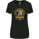 A Corgi Dog Womens Wider Cut T-Shirt Black
