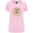 A Corgi Dog Womens Wider Cut T-Shirt Light Pink