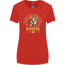 A Corgi Dog Womens Wider Cut T-Shirt Red