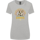 A Corgi Dog Womens Wider Cut T-Shirt Sports Grey