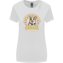 A Corgi Dog Womens Wider Cut T-Shirt White