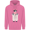 A Cow Holding a Snellen Eye Chart Glasses Childrens Kids Hoodie Azalea