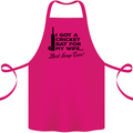 A Cricket Bat for My Wife Best Swap Ever! Cotton Apron 100% Organic Pink