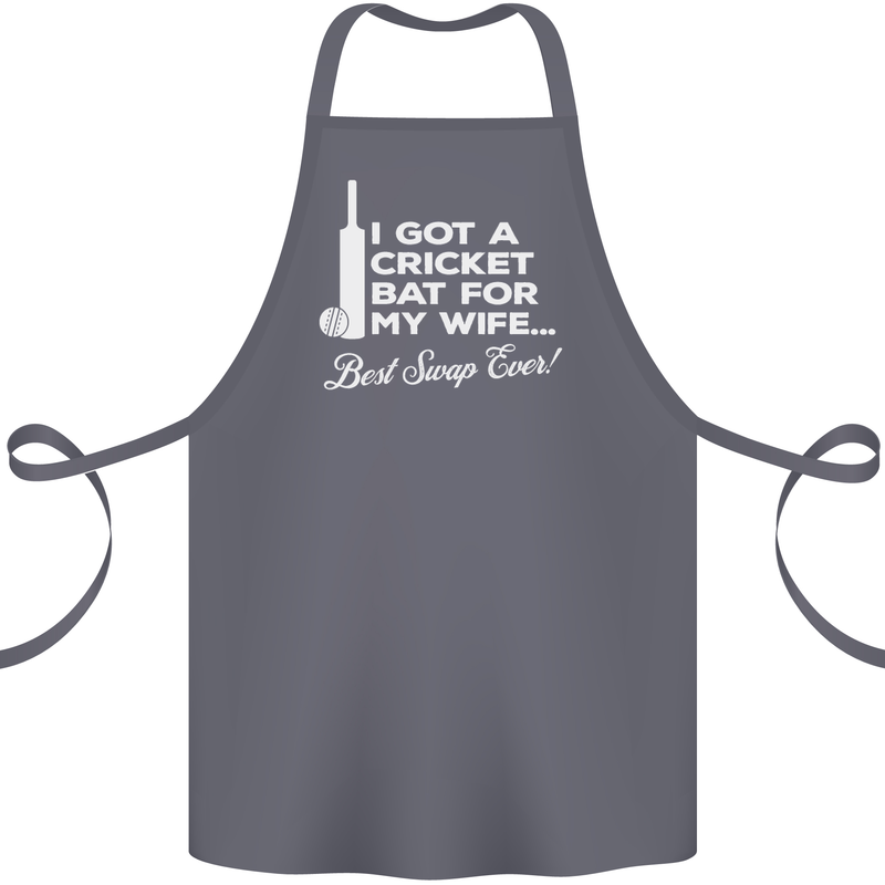 A Cricket Bat for My Wife Best Swap Ever! Cotton Apron 100% Organic Steel