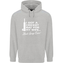 A Cricket Bat for My Wife Best Swap Ever! Mens 80% Cotton Hoodie White