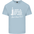 A Cricket Bat for My Wife Best Swap Ever! Mens Cotton T-Shirt Tee Top Light Blue