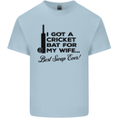 A Cricket Bat for My Wife Best Swap Ever! Mens Cotton T-Shirt Tee Top Light Blue