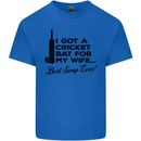 A Cricket Bat for My Wife Best Swap Ever! Mens Cotton T-Shirt Tee Top Royal Blue