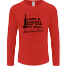 A Cricket Bat for My Wife Best Swap Ever! Mens Long Sleeve T-Shirt Red