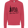 A Cricket Bat for My Wife Best Swap Ever! Mens Sweatshirt Jumper Heliconia